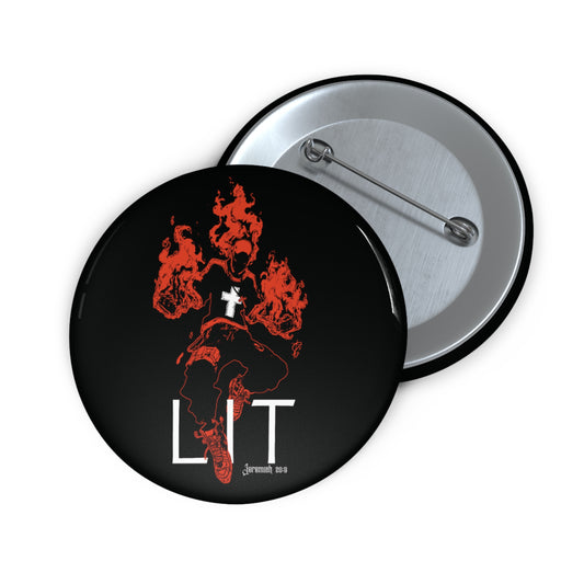 Lit Pin Button