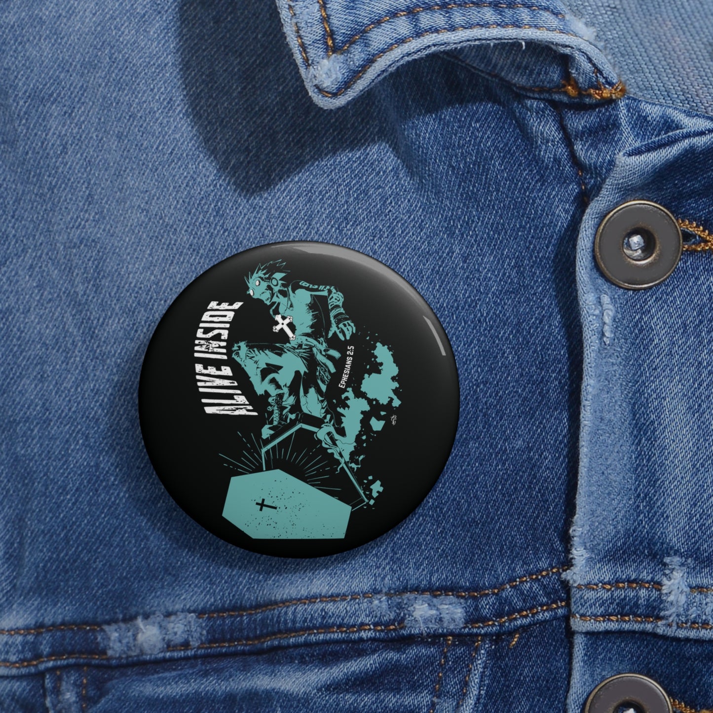 Alive Inside Pin Button