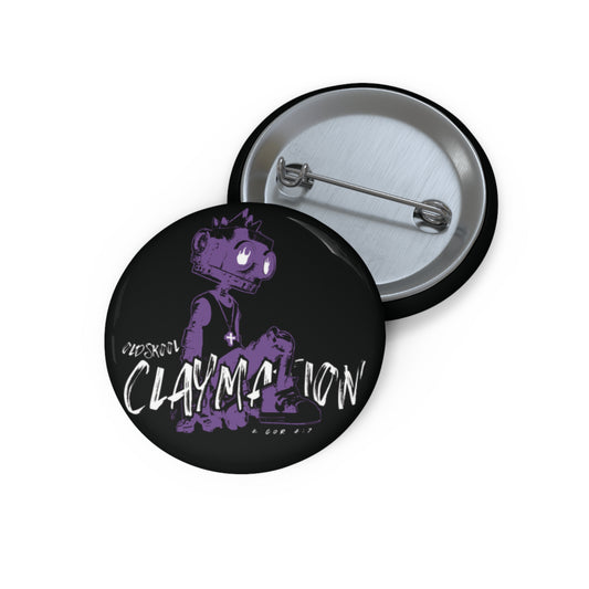 Claymation Pin Button