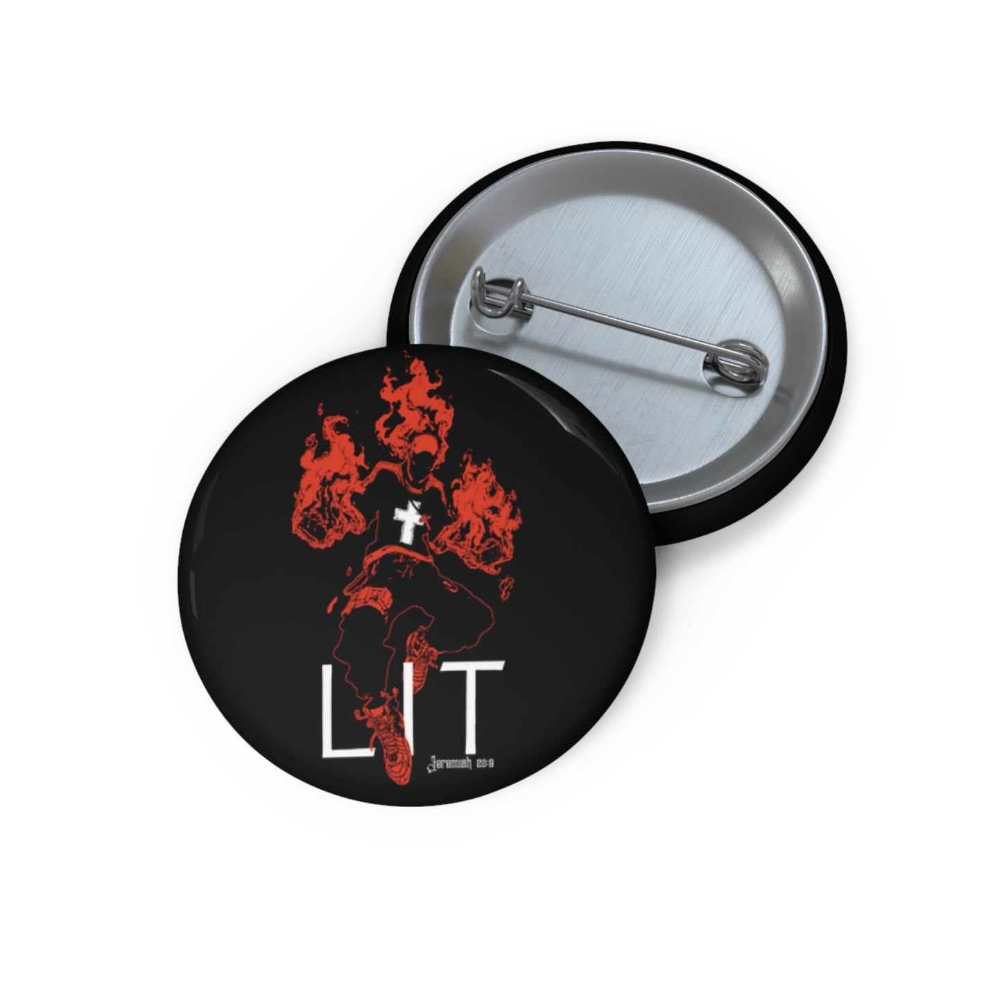 Lit Pin Button
